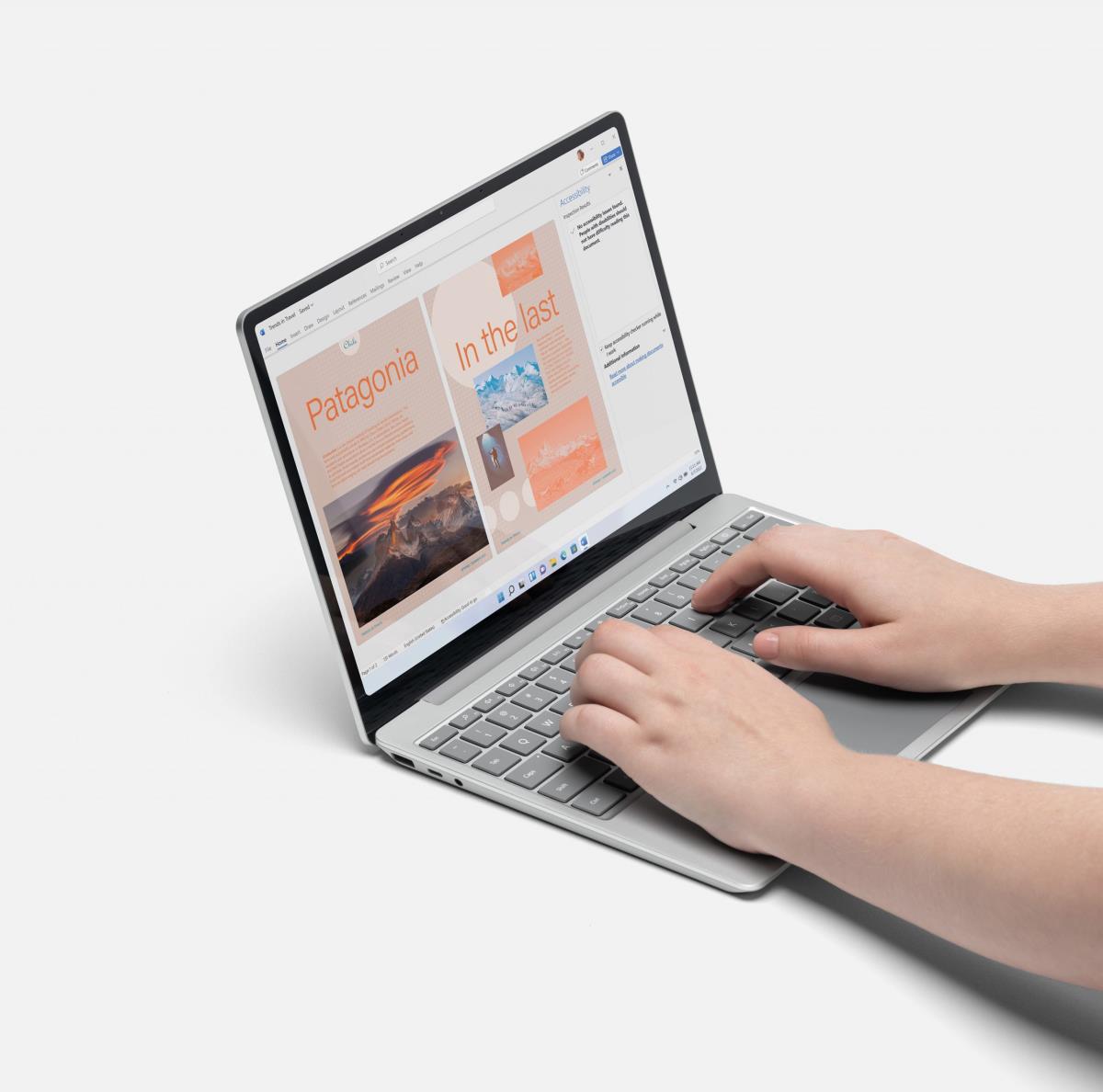 Surface Laptop Go 2 - 12.4in Touchscreen - i5 1135g7 - 8GB Ram - 256GB SSD - Win11 Pro - Platinum - Azerty Belgian - Iris Xe Graphics