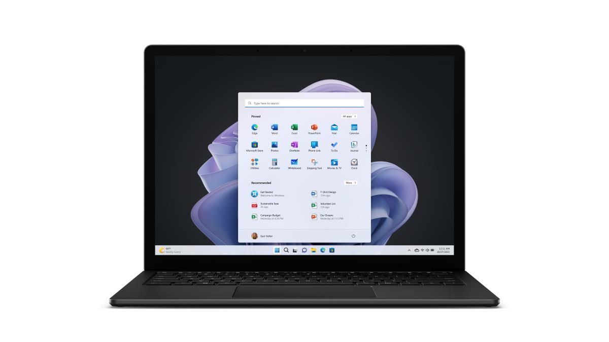 Surface Laptop 5 - 13in Touchscreen - i7 1265u - 16GB Ram - 256GB SSD - Win11 Pro - Black - Qwertzu Swiss-lux - Iris Xe Graphics