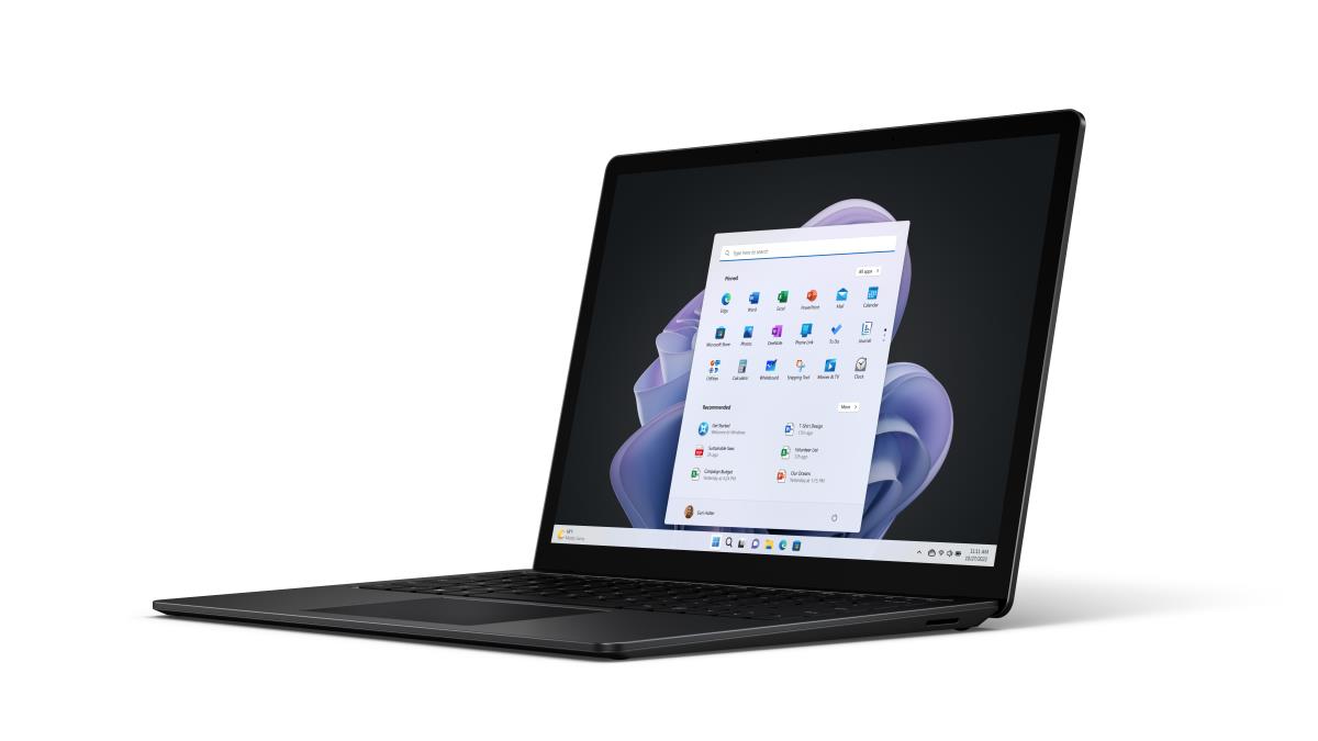 Surface Laptop 5 - 13in Touchscreen - i7 1265u - 16GB Ram - 512GB SSD - Win11 Pro - Black - Qwertzu Swiss-lux - Iris Xe Graphics