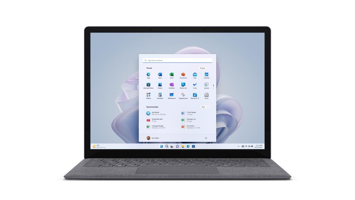 Surface Laptop 5 - 13in Touchscreen - i5 1245u - 16GB Ram - 256GB SSD - Win10 Pro - Platinum - Qwertzu Swiss-lux - Iris Xe Graphics