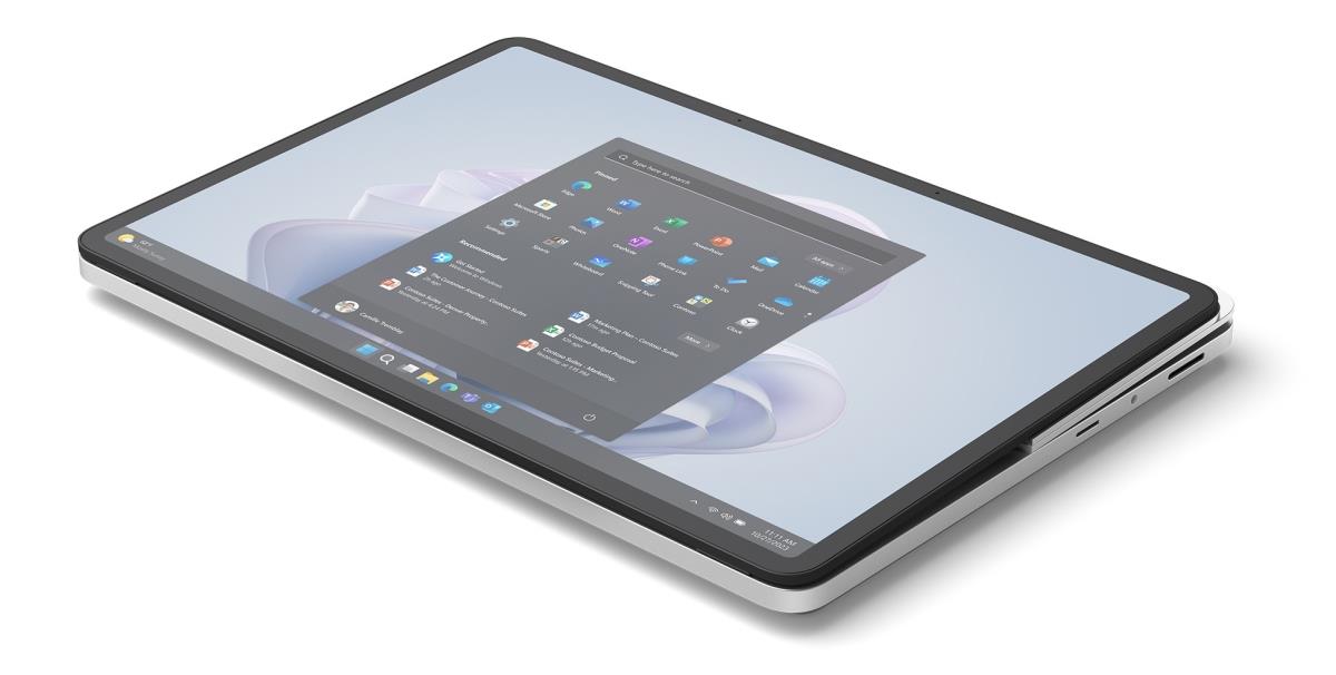 Surface Laptop Studio 2 - 14.4in Touchscreen - i7 13700h - 64GB Ram - 1TB SSD - Win11 Pro - Platinum - Azerty Belgian - GeForce Rtx 4060