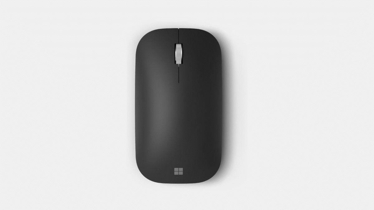 Modern Mobile Mouse Bluetooth Black