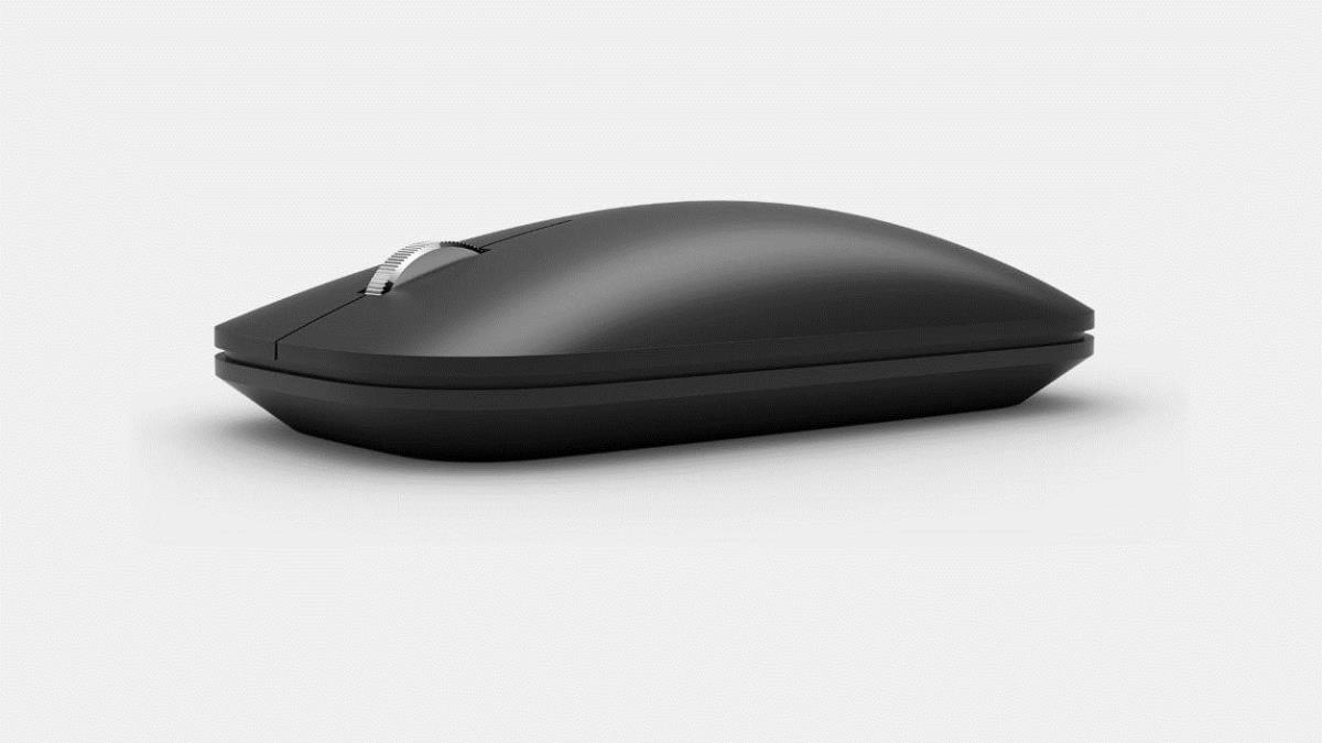 Modern Mobile Mouse Bluetooth Black