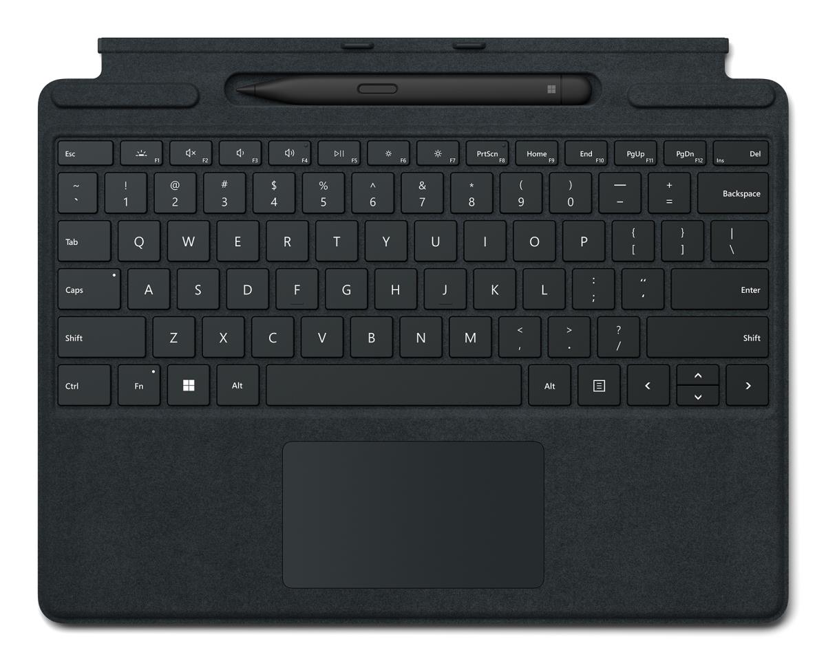 Surface Keyboard Copilot With Slim Pen - Black - Qwertzu Swiss-lux
