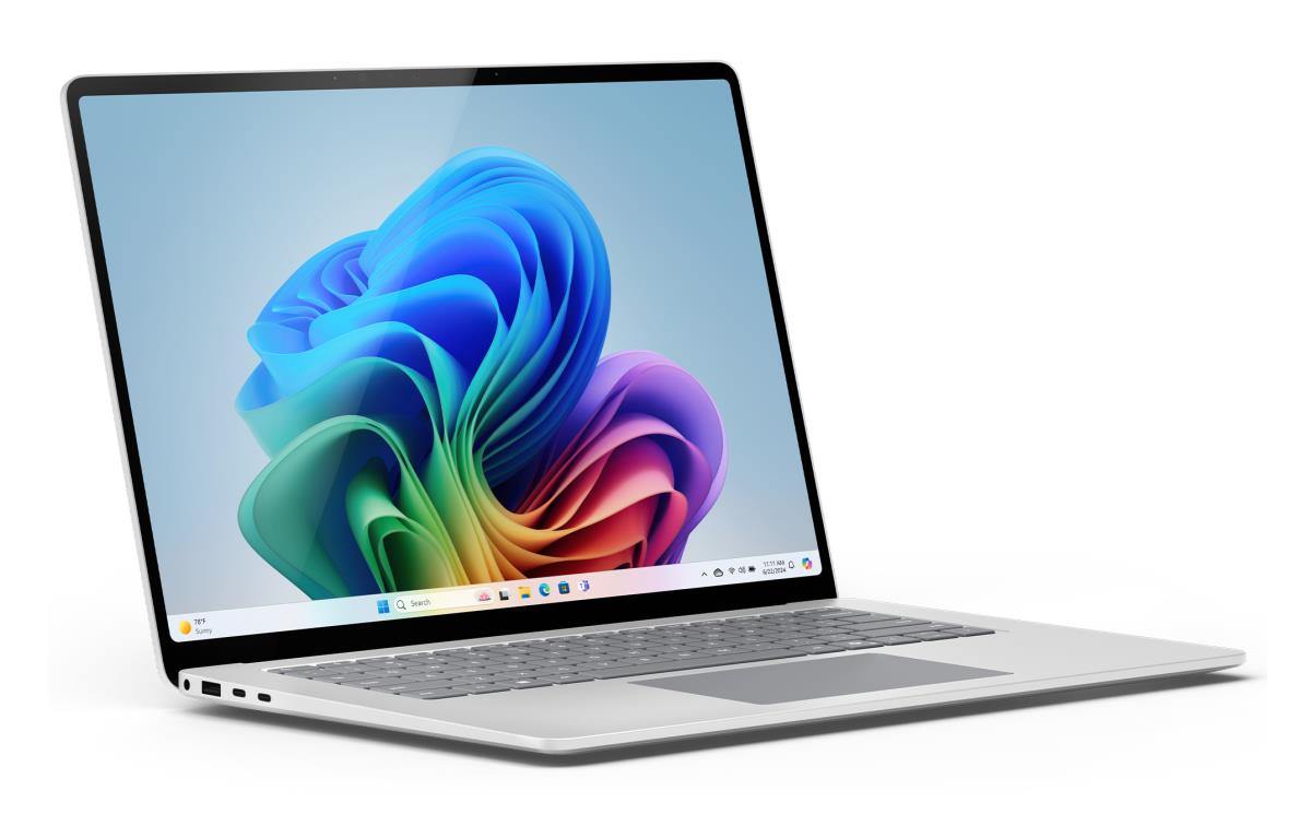 Surface Laptop 7 - 15in Touchscreen - Snapdragon X Elite - 16GB Ram - 256GB SSD - Win11 Pro - Platinum - Azerty Belgian - Qualcomm Adreno