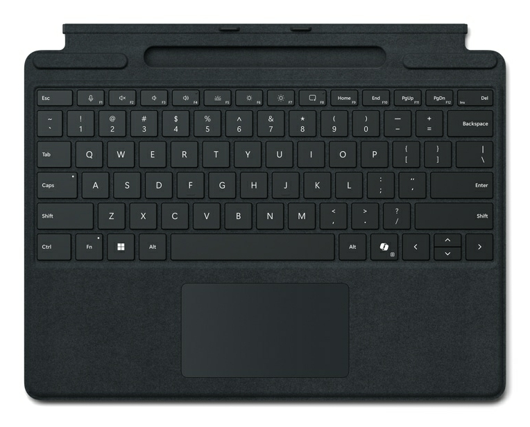 Surface Pro Keyboard With Pen Storage ( Slim Pen Not Included) - Platinum - Qwertzu German - With Copilot Button