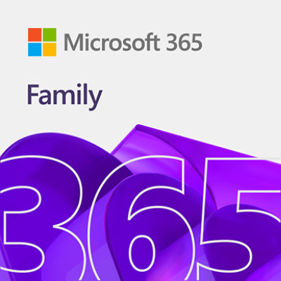 Microsoft 365 Family - 1year Subscription - English Eurozone Medialess Fy25h2