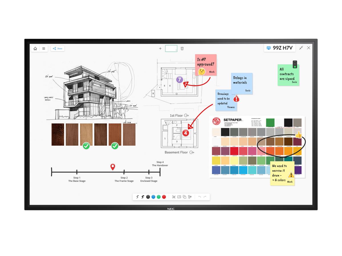 Large Format Display - Multisync M861 IGB - 86in - 3840x2160 (uhd)