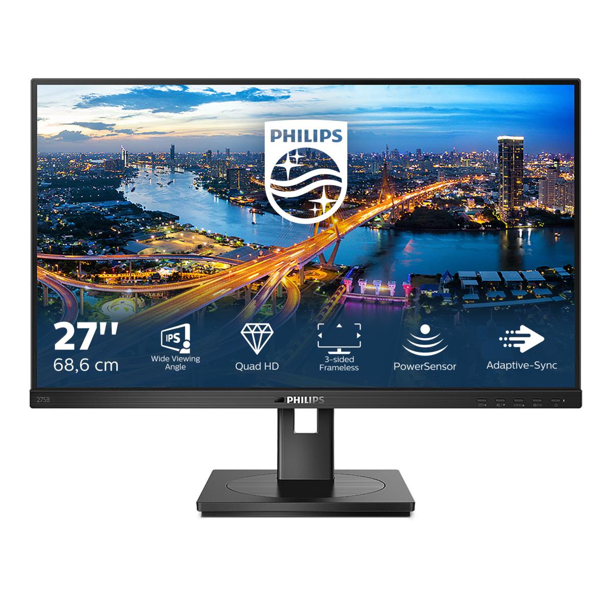 Desktop Monitor - 275b1 - 27in - 2560 X 1440 - With Powersensor