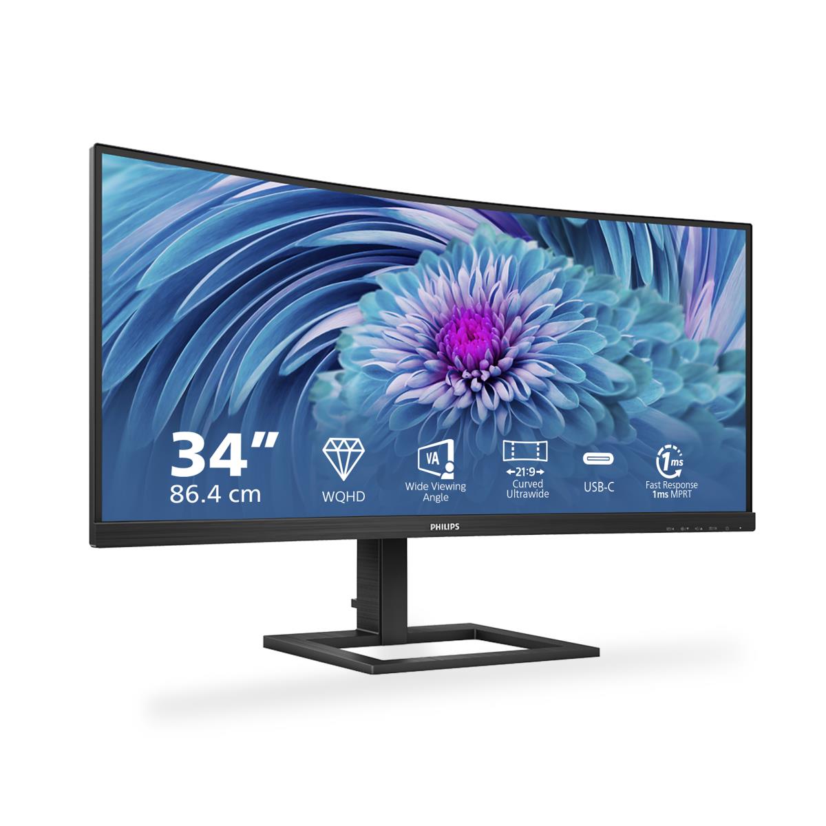 Curved Desktop USB-c Monitor - 346e2cuae - 34in - 3440x1440 - E Line