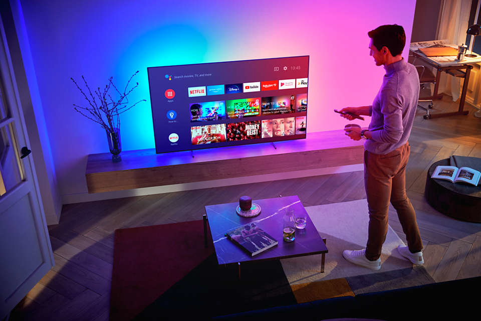 Smart Tv 77in 77oled806 LED 4k Uhd 4 Sided Ambilight