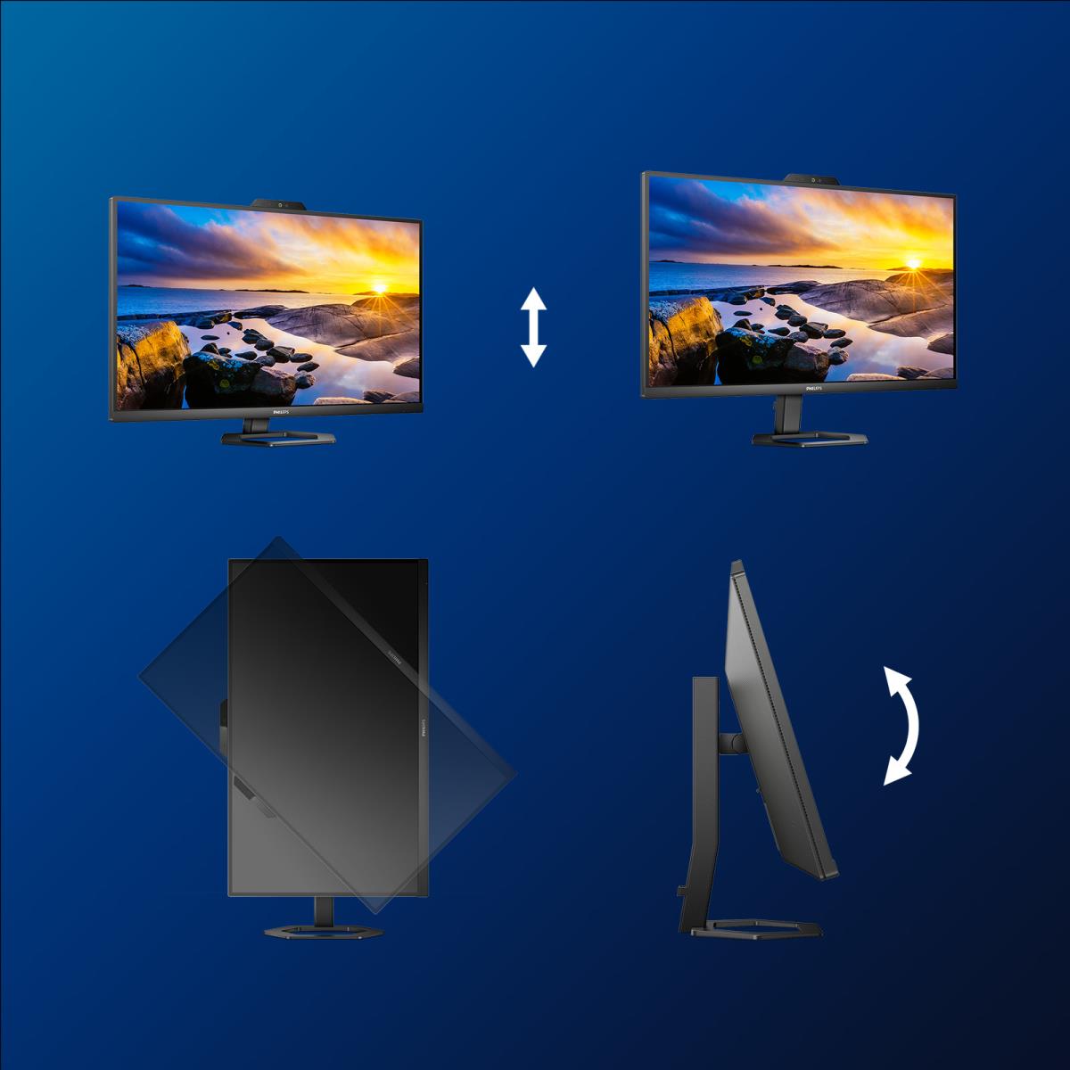 Desktop USB-c Monitor - 27e1n5600he - 27in - 2560 X 1440 Qhd 5000 Series With Windows Hello Webcam