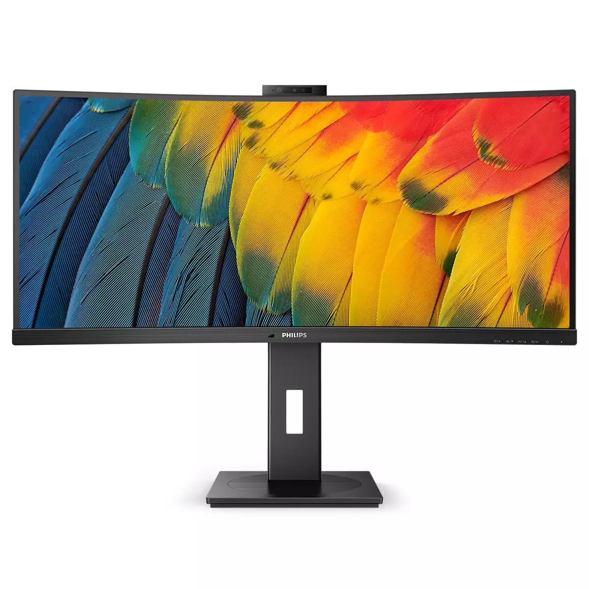 Desktop USB-c Curved Monitor - 34b1u5600ch - 34in - 3440x1440 - With Built-in Webcam