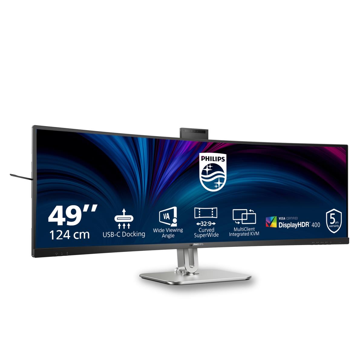 Large Format Curved USB-c Monitor - 49b2u5900ch - 49in - 5120 X 1440 - 32:9 Superwide Curved