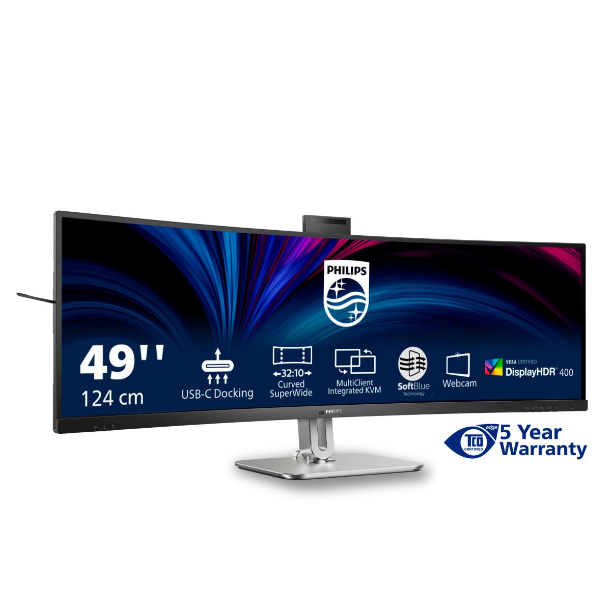 Curved USB-c Monitor - 49b2u6900ch - 49in - 5120 X 1440 - 32:9 Superwide Curved
