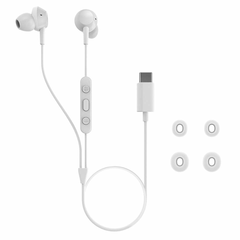 In-ear Headphones With Mic - USB-c - Black