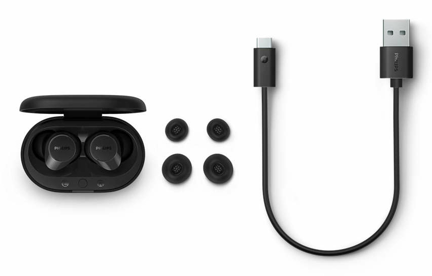 True Wireless Headphones - Black Tat1209