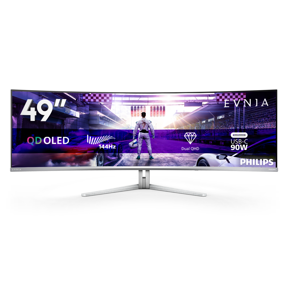 Desktop Curved Monitor - 49m2c8900l - 49in - 5120 X 1440 Qd Oled Gaming