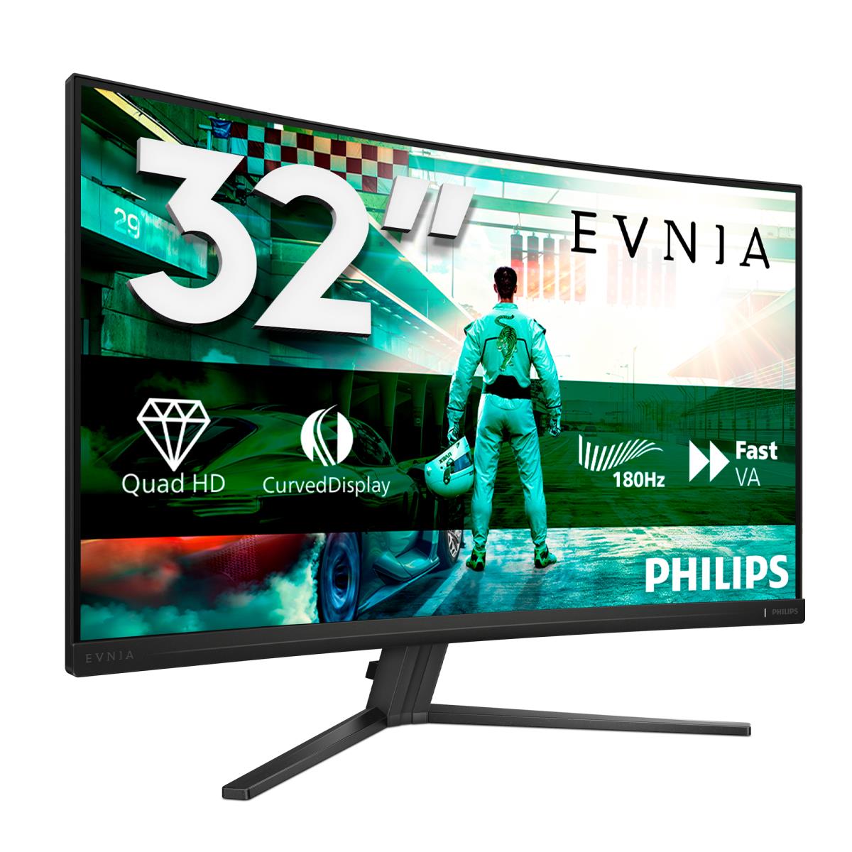 Curved Fast Va Gaming Desktop Monitor - 32m2c3500l - 32in - 2560 X 1440 Quad Hd Gaming Monitor