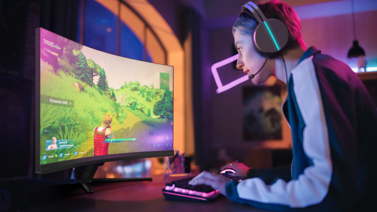 Curved Fast Va Gaming Desktop Monitor - 32m2c3500l - 32in - 2560 X 1440 Quad Hd Gaming Monitor