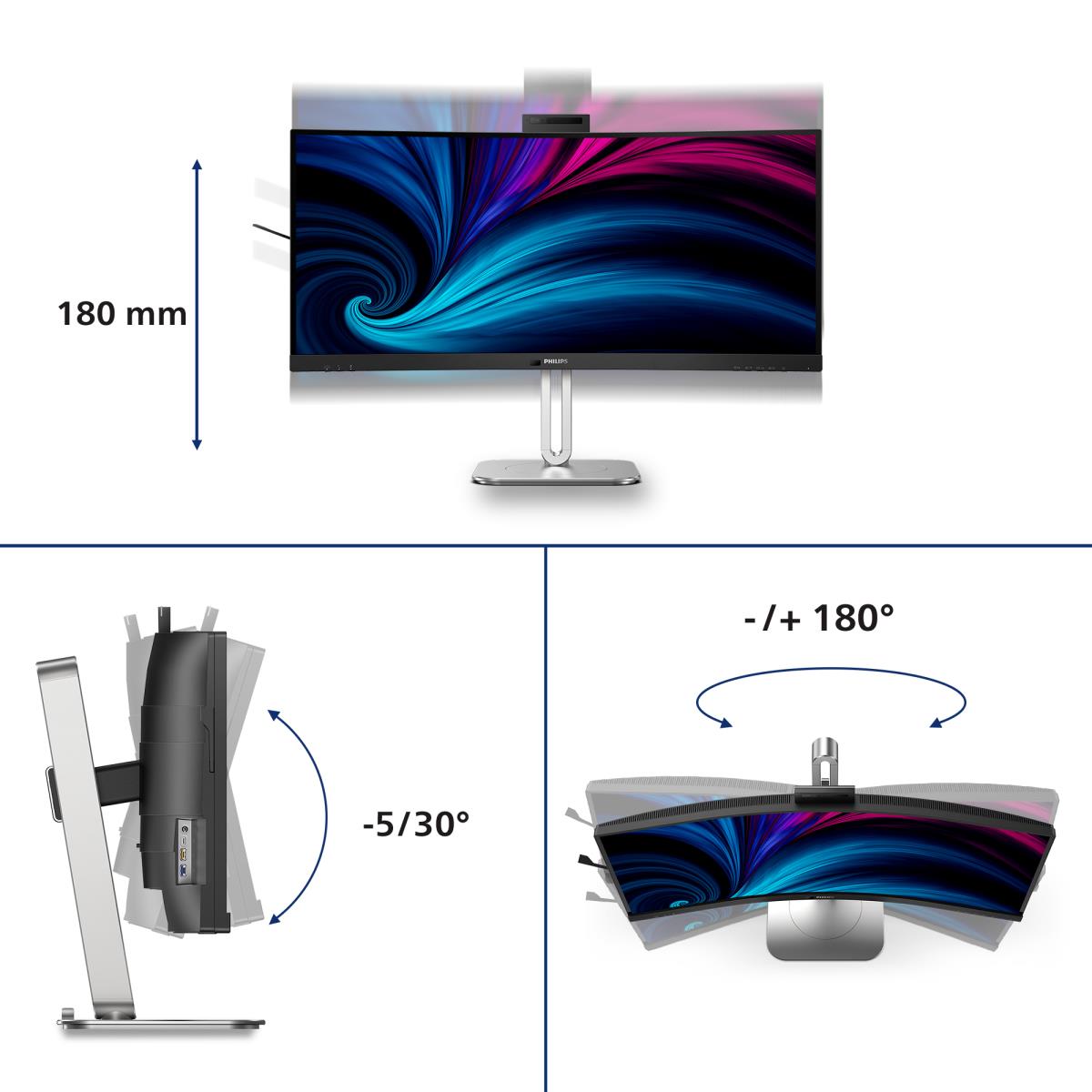 Desktop Curved Monitor - 34b2u6603ch - 34in - 3440x1440