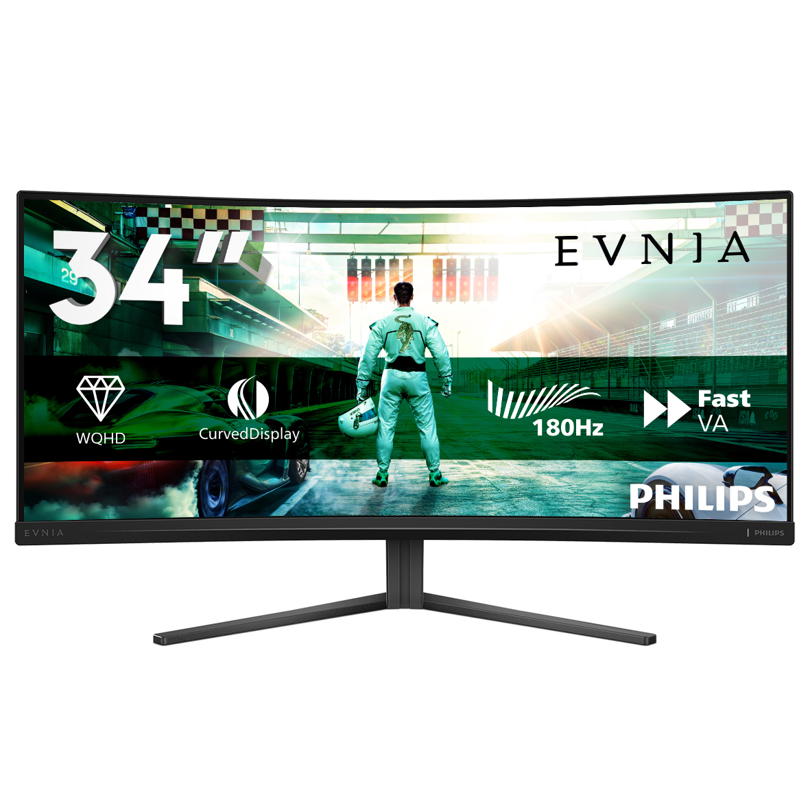 Curved Desktop Monitor - 34m2c3500l - 34in - 3440x1440