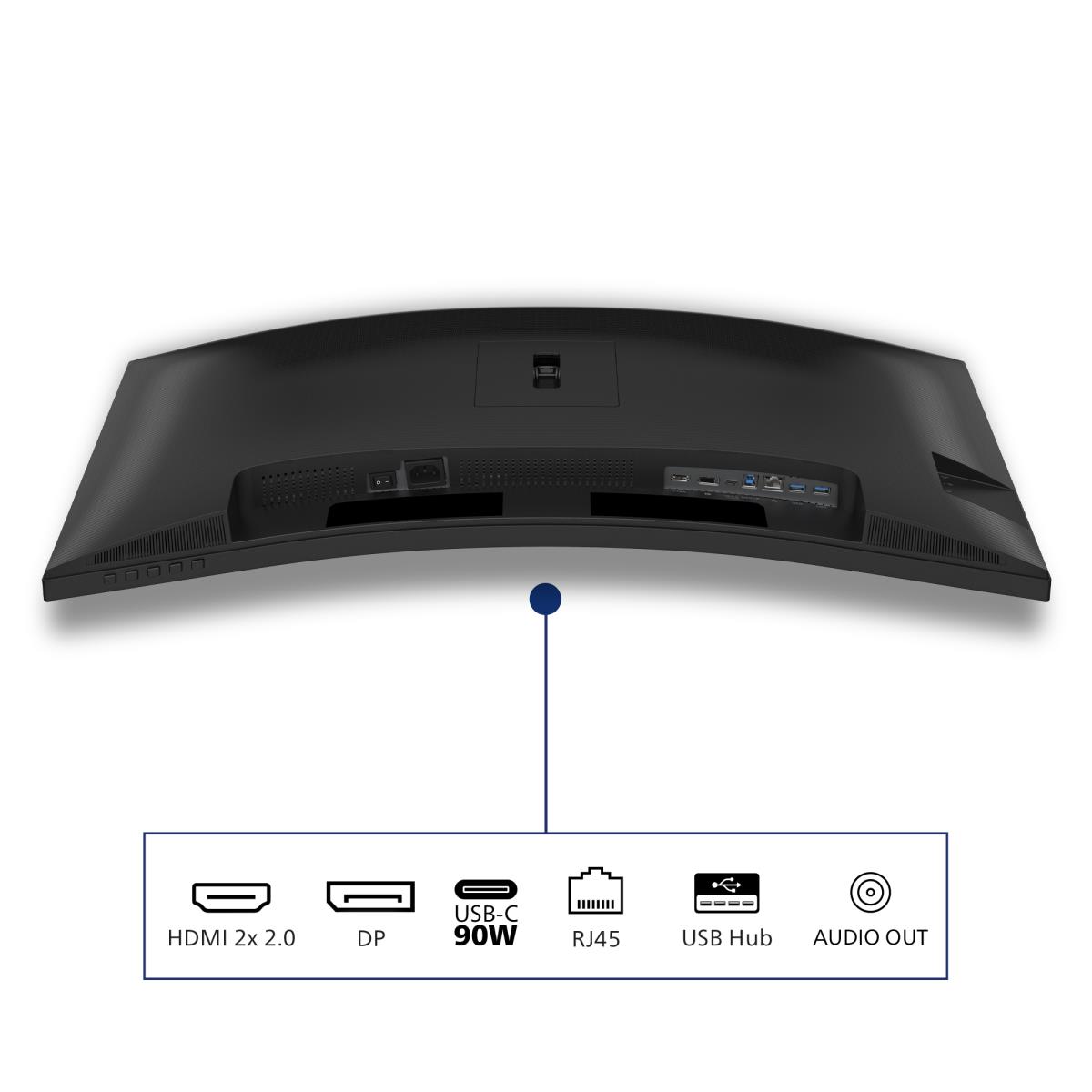 Desktop USB-c Curved Monitor - 34b2u3600c - 34in - 3440x1440