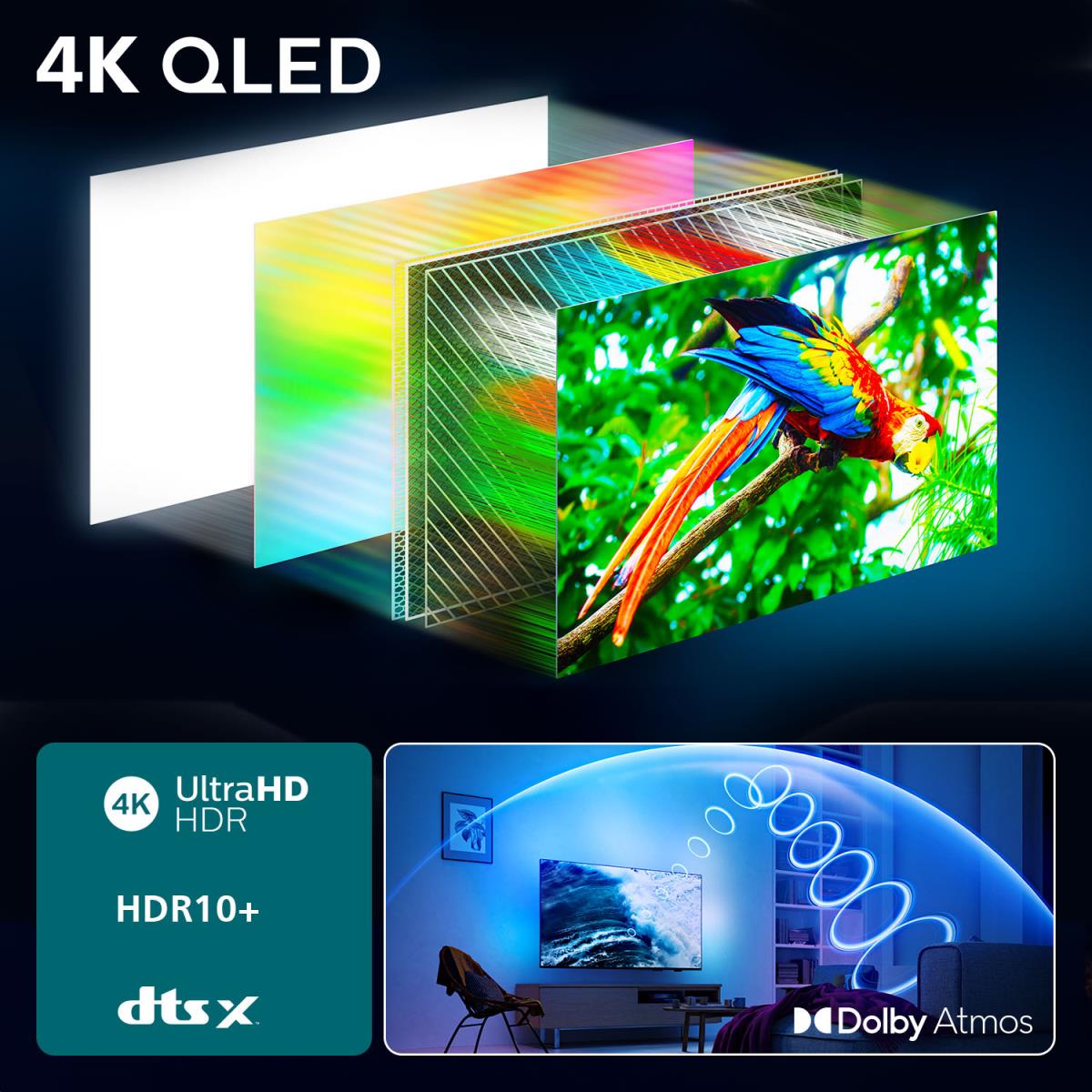 Led Tv 55in 55pus8500 4k Ambilight