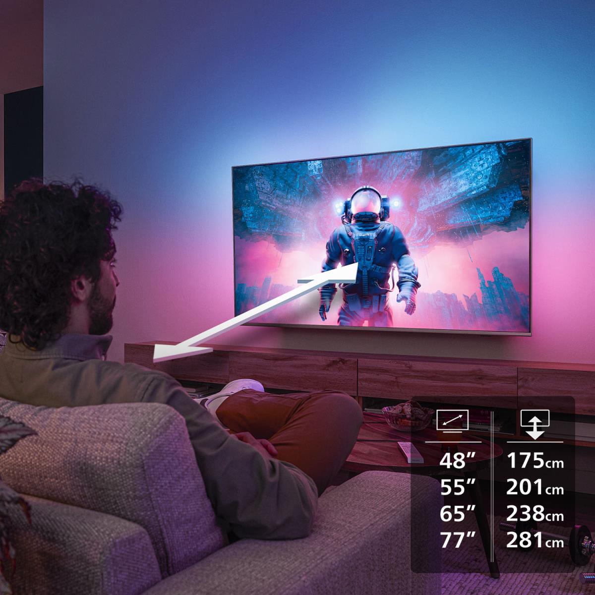 Oled Tv 55in 55oled760 4k Ambilight