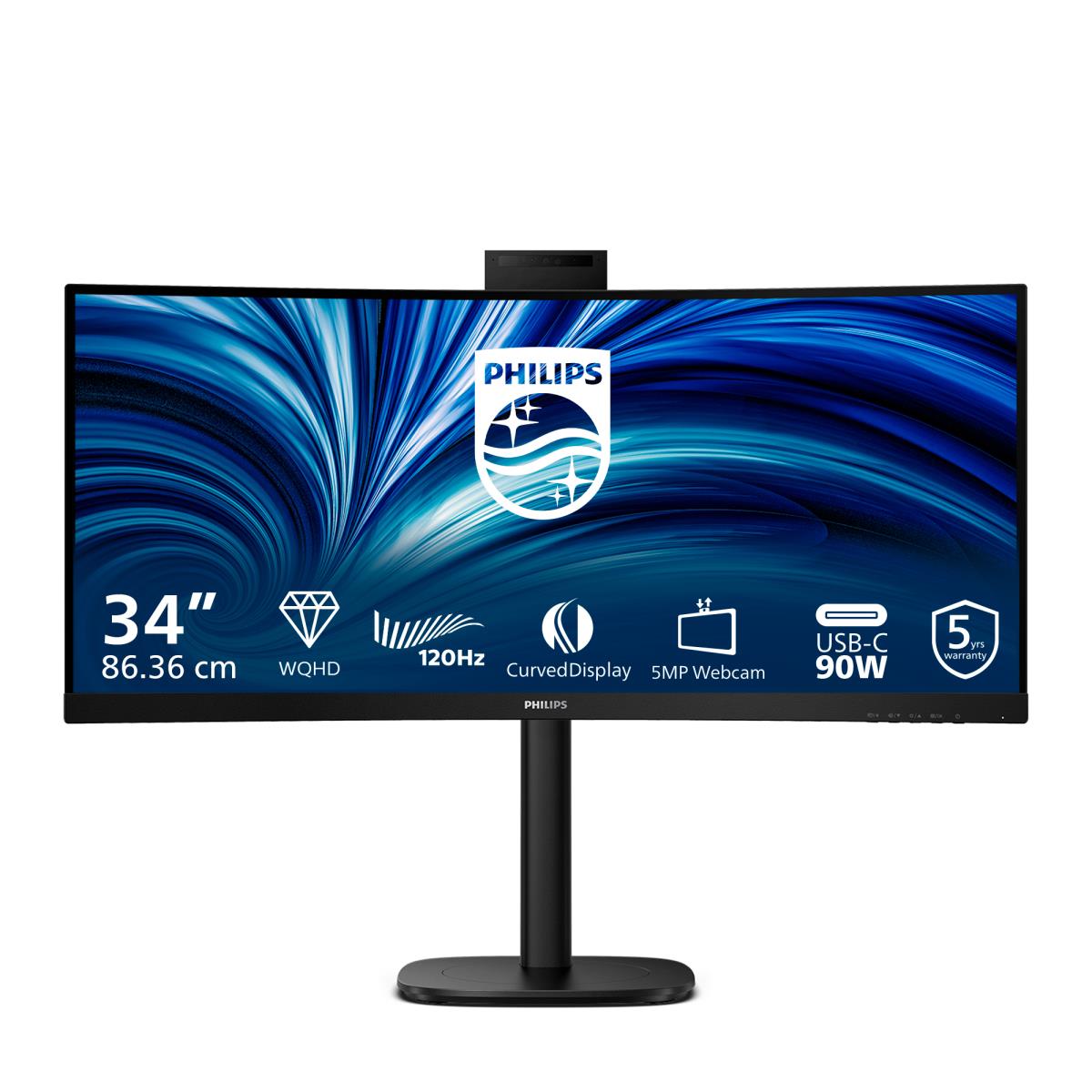 Desktop USB-c Curved Monitor - 34b2u3600ch - 34in - 3440x1440