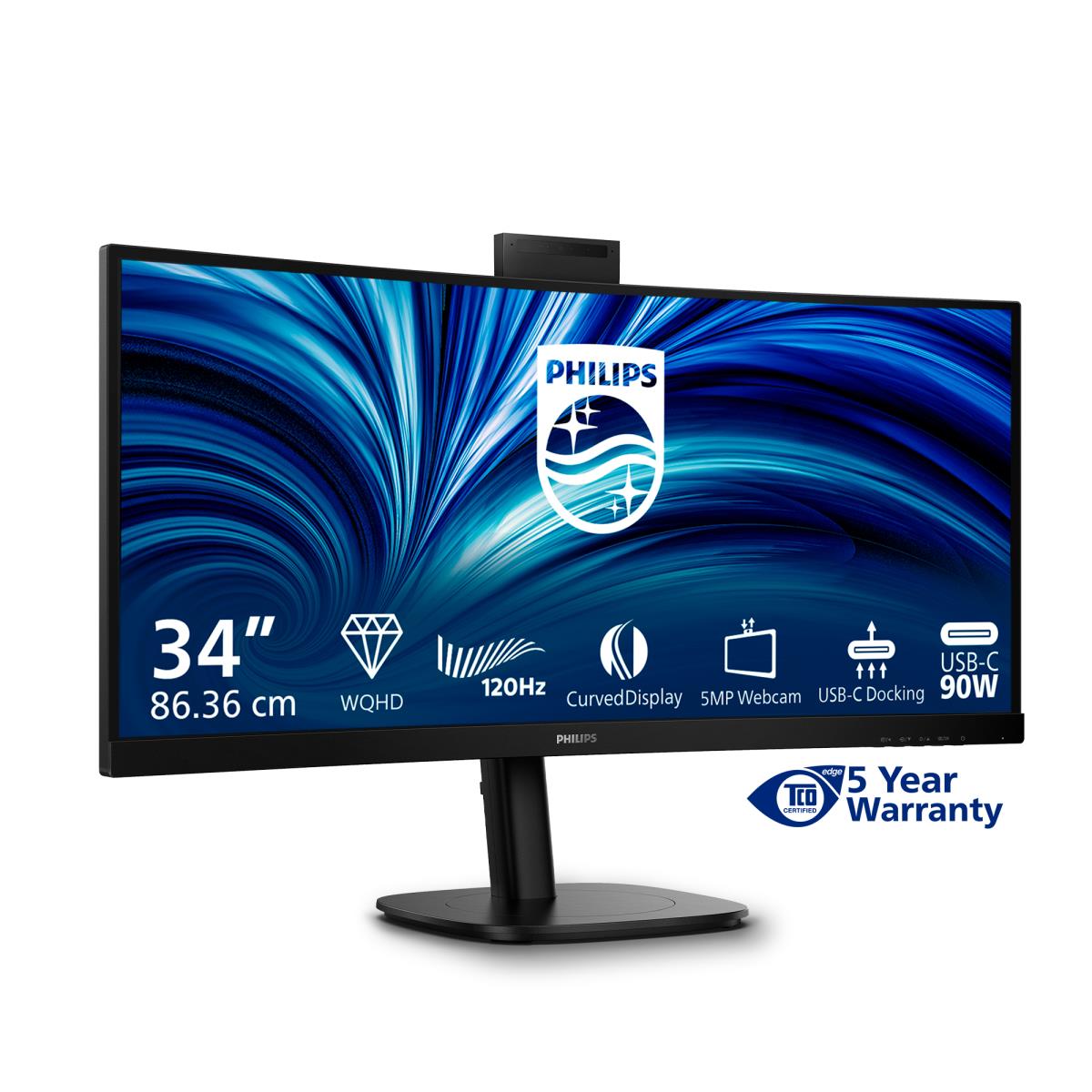 Desktop USB-c Curved Monitor - 34b2u3600ch - 34in - 3440x1440