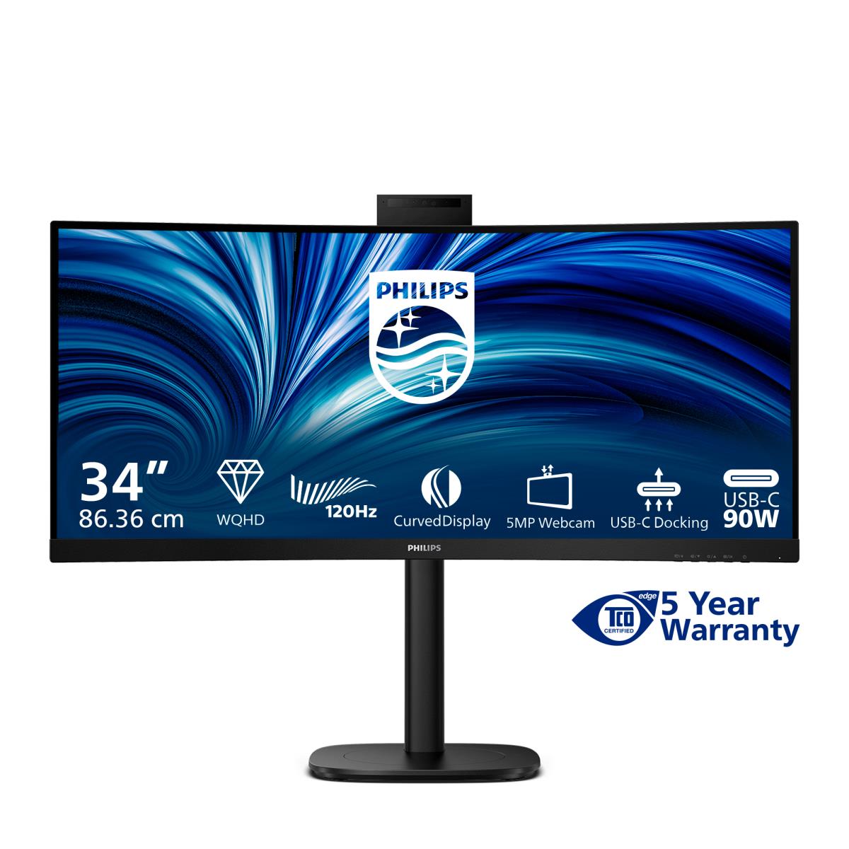 Desktop USB-c Curved Monitor - 34b2u3600ch - 34in - 3440x1440