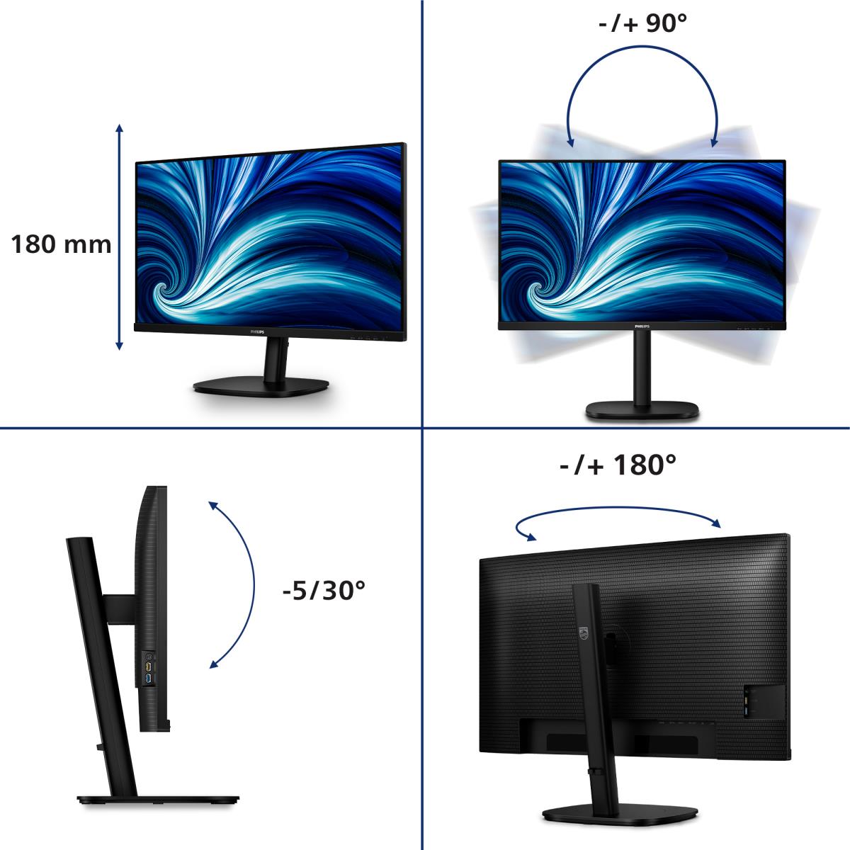 Desktop Monitor - 32b2u3601 - 32in - 2560x1440