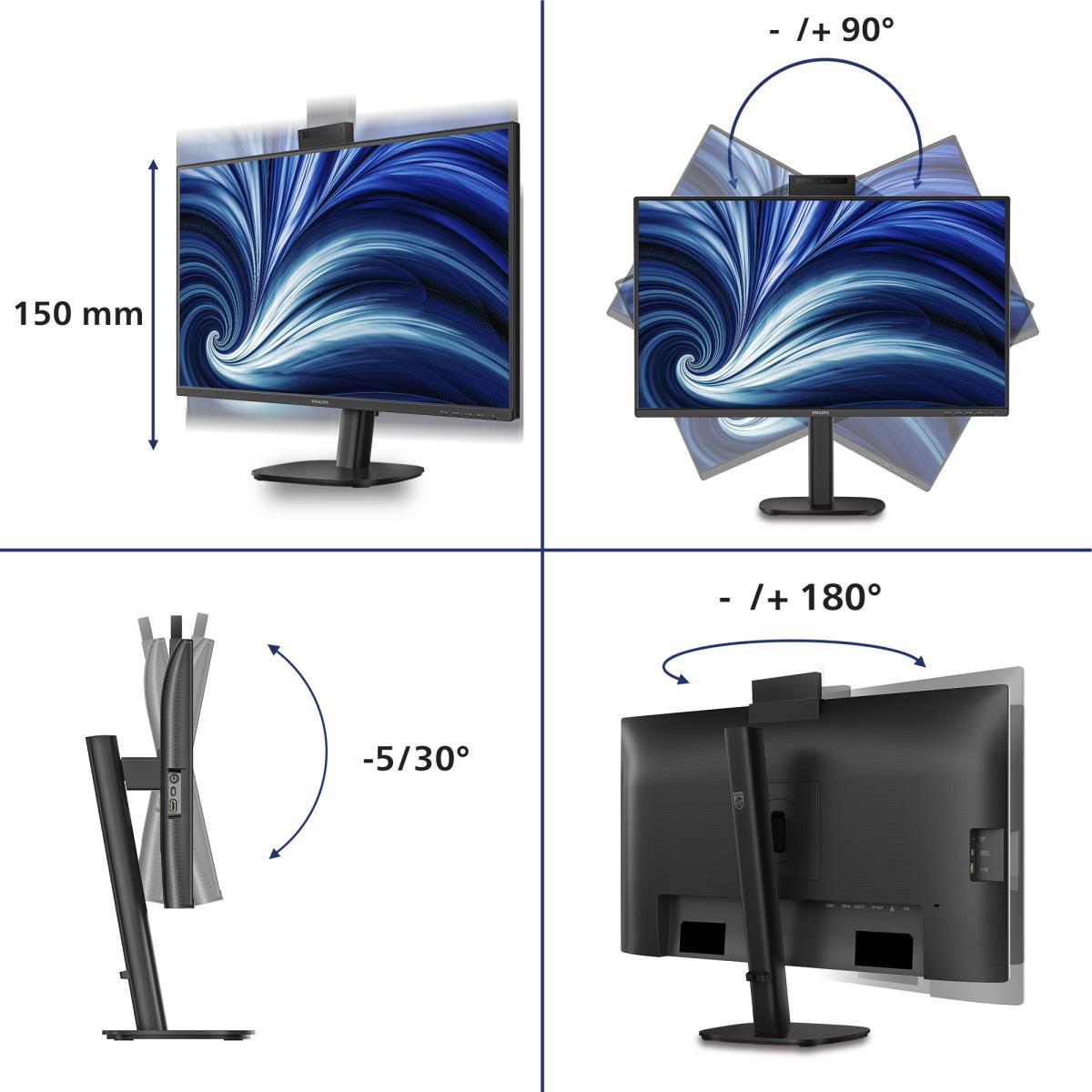 Desktop USB-c Monitor - 27b2u3601h - 27in - 2560 X 1440 (quad Hd)