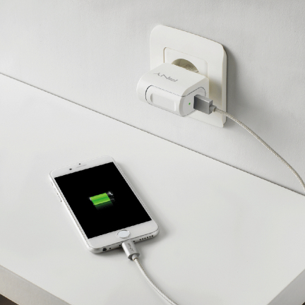 USB Eu Wall-charger 1-USB-ports 12w