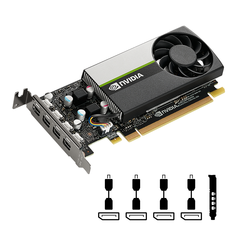 NVIDIA T1000 LowProfile Small box
