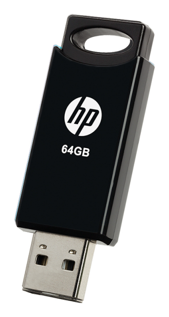HP V212W - 64GB USB Stick - USB 2.0 - Black