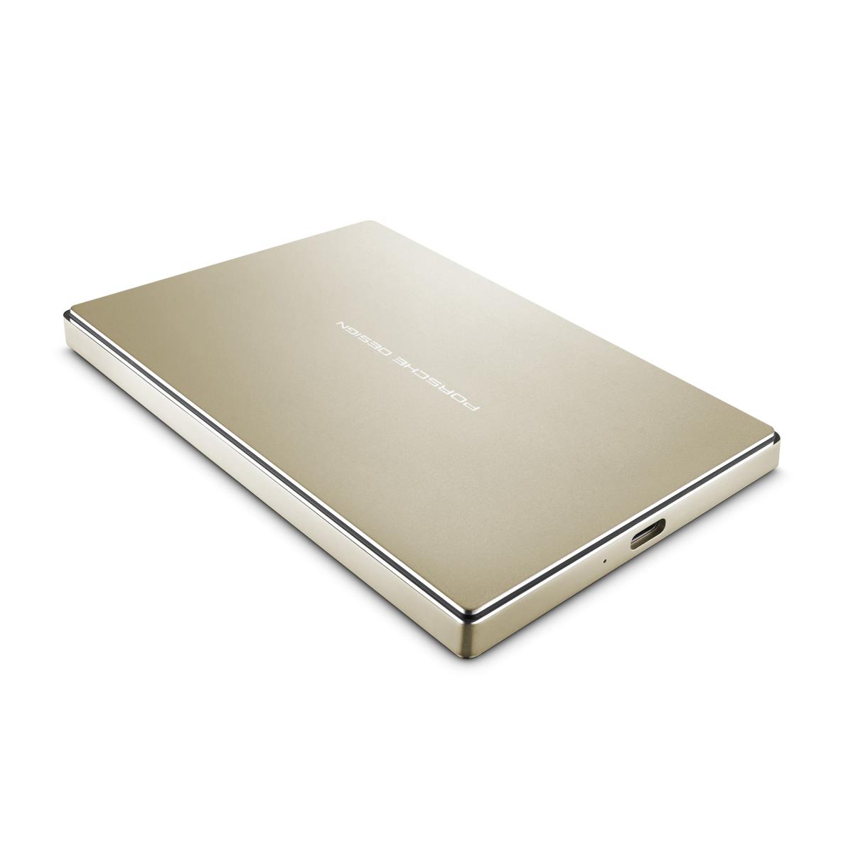 Lacie Porsche Design Mobile Drive 2TB USB 3.0 2.5in Gold
