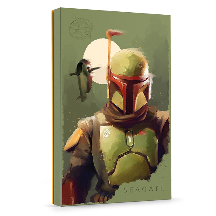 External Hard Drive Star Wars 2TB Boba 2.5in USB 3.2 Gen 1
