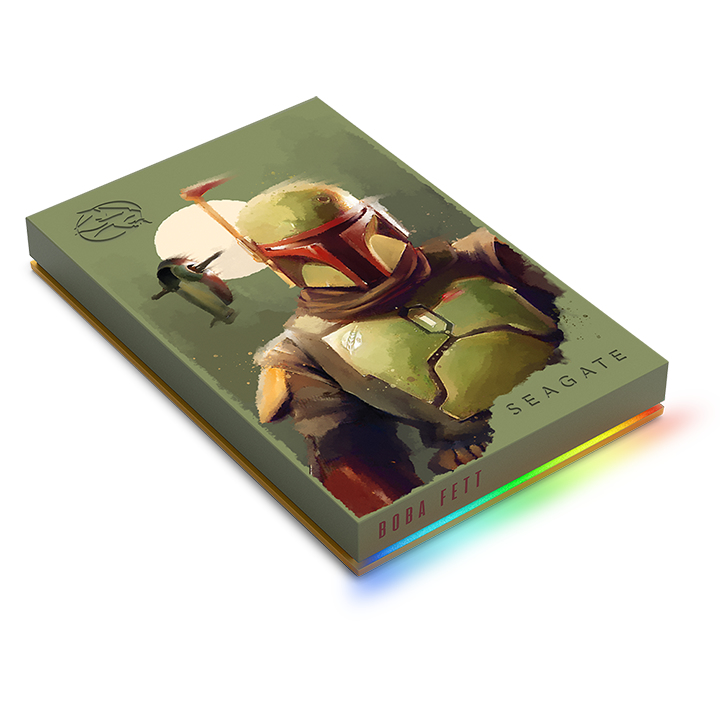 External Hard Drive Star Wars 2TB Boba 2.5in USB 3.2 Gen 1