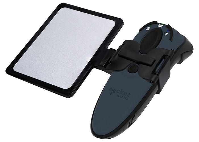 Durascan D760 - Professional Barcode Scanner & Passport Reader With Phone Holder - Grey