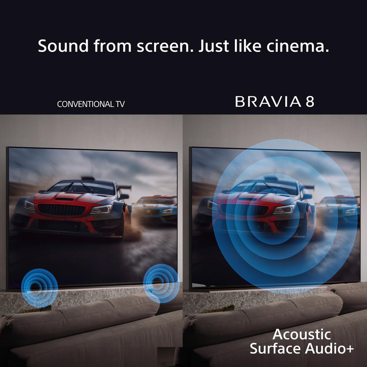 Smart Tv 75in Bravia Fwd-75x8r80 LCD Professional Display 4k Qhd Frame Blinking Android 12
