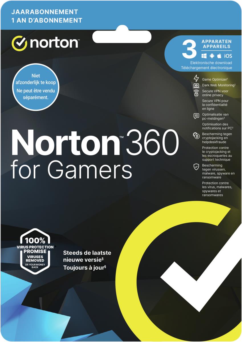 Norton 360 Games 50GB 1 User 3 Device
