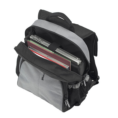 Essential - 15-15.6in Notebook Backpack - Black/ Grey