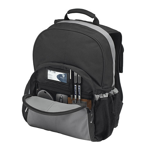 Essential - 15-15.6in Notebook Backpack - Black/ Grey