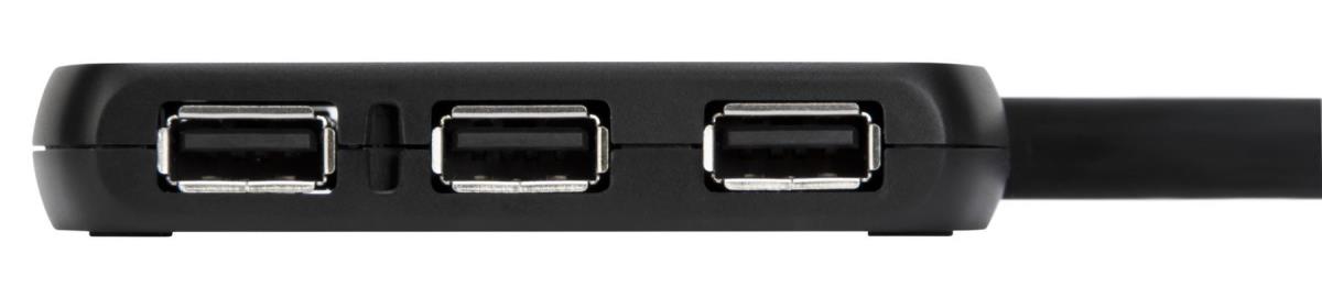 USB Hub 4-port Black