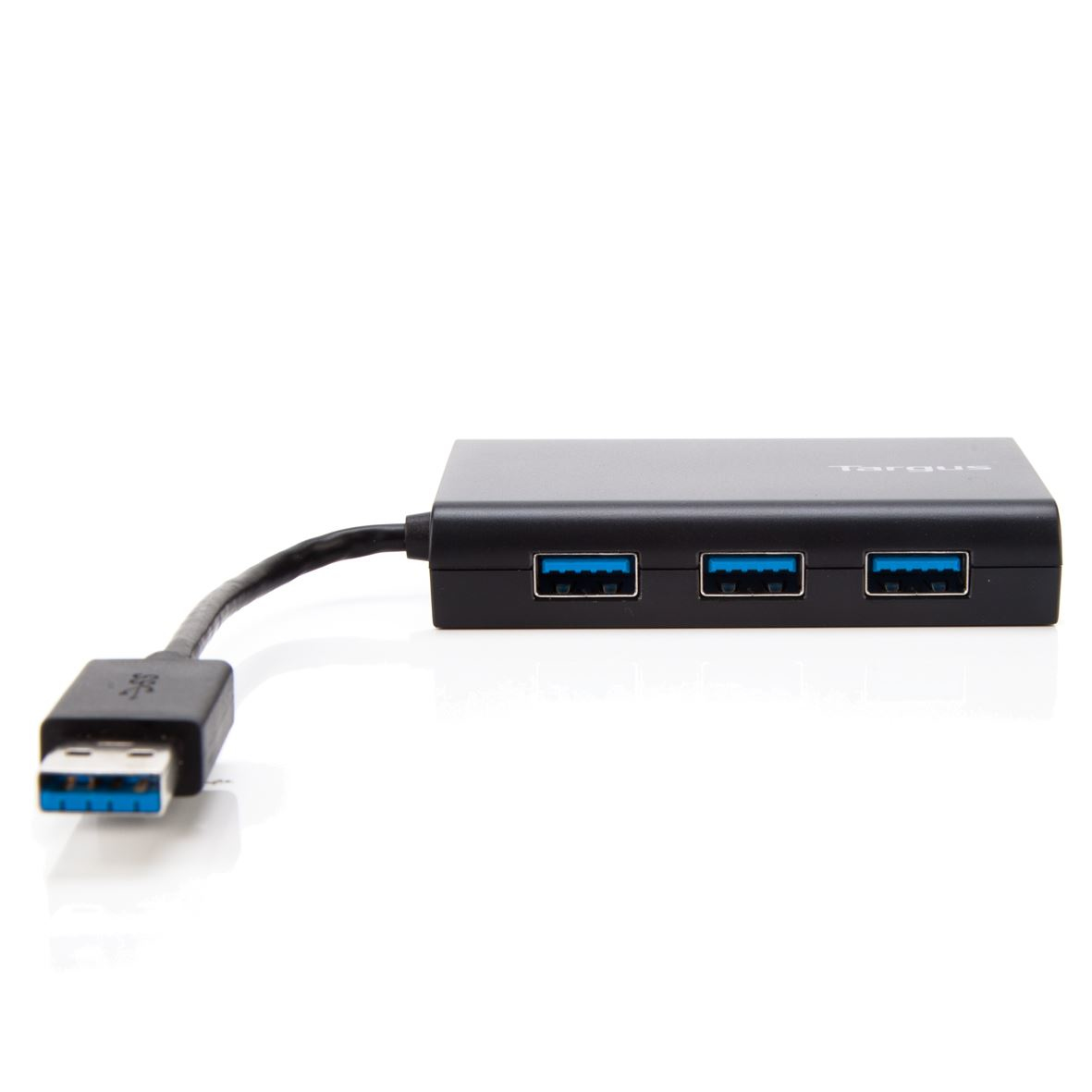 Hub USB 3.0 3 Ports With Gigabit Ethernet Black