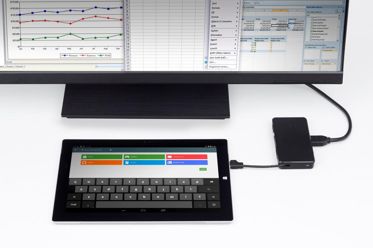 Multi-display Adapter USB - Black