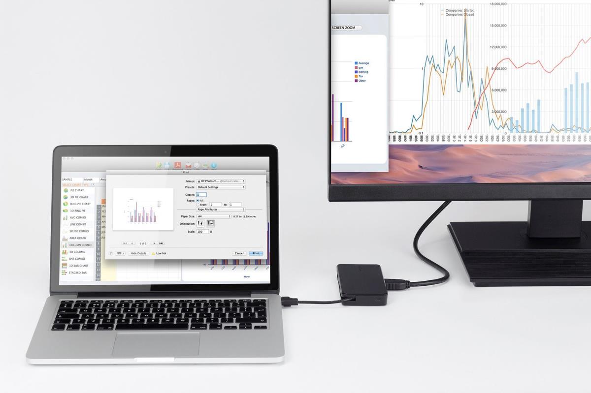 Multi-display Adapter USB - Black