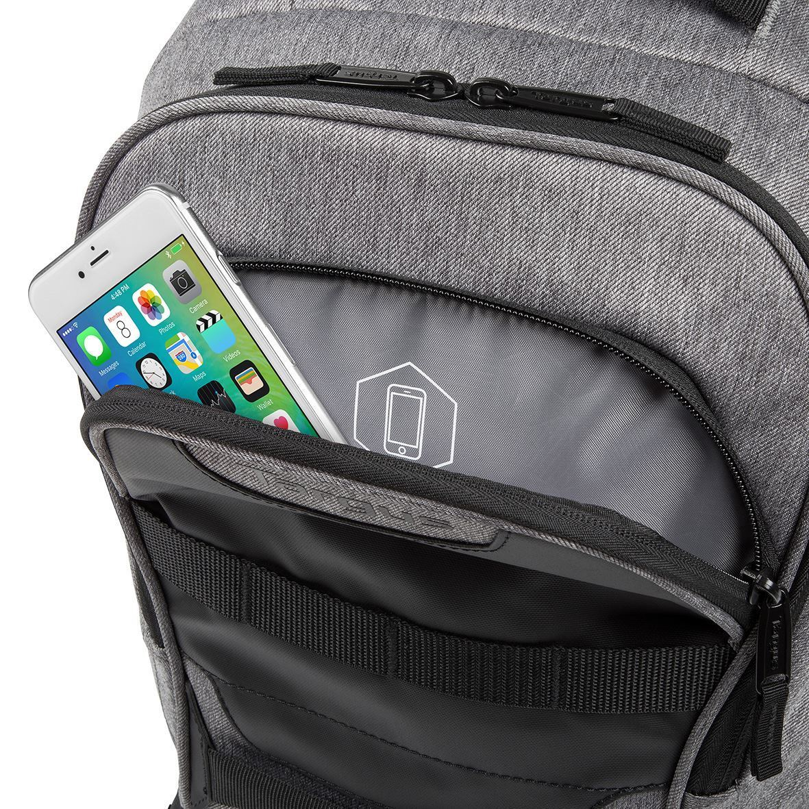 Work + Play Fitness - 15.6in Notebook Backpack - Grey